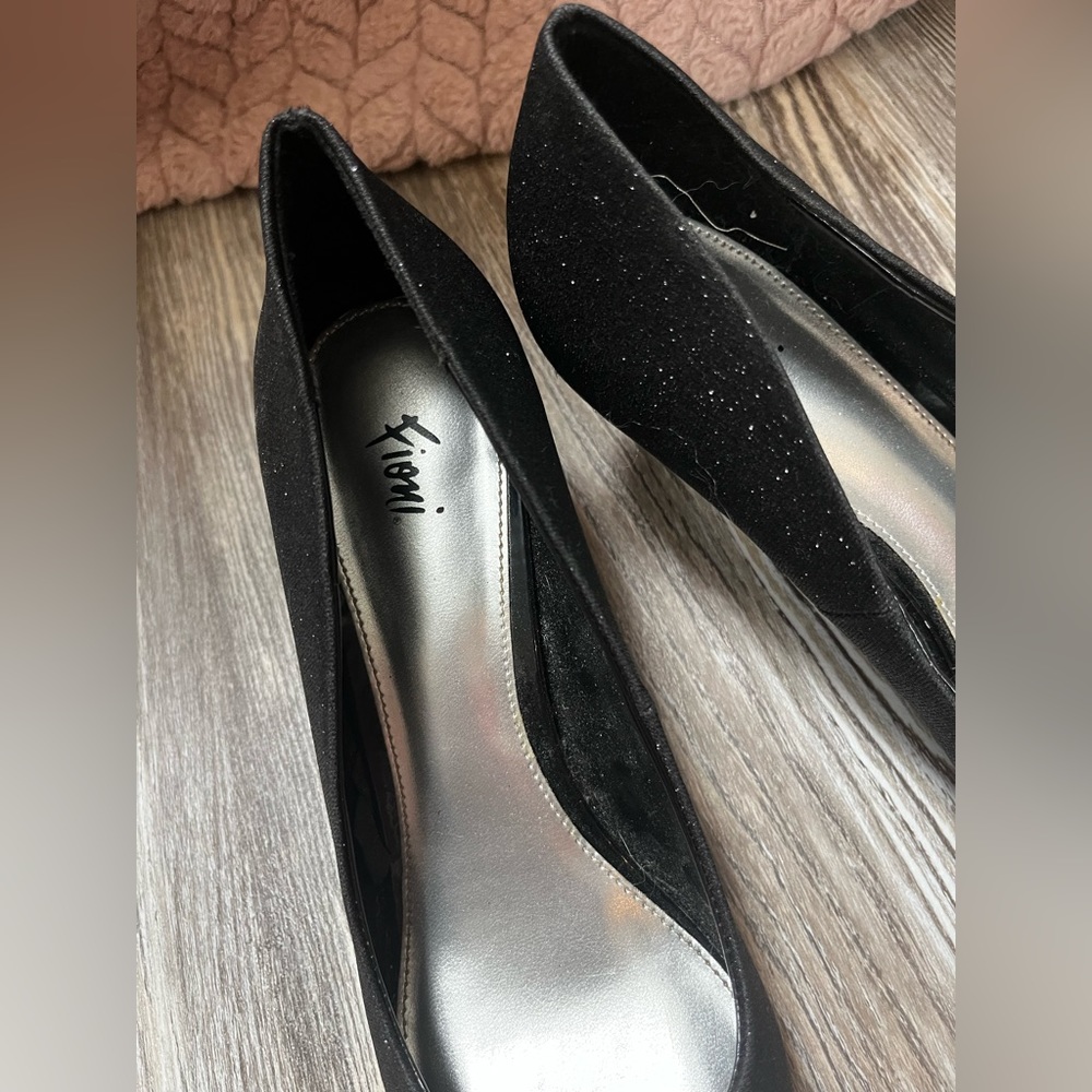 Black sparkly heels - Picture 2 of 4